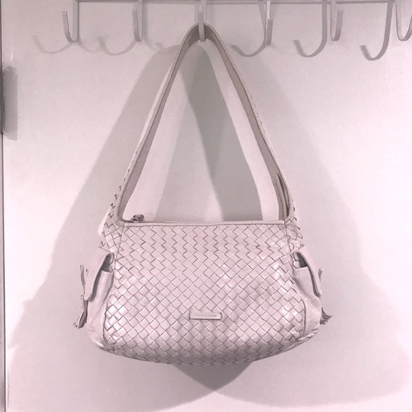 SOLD Francesco Biasia Woven Shoulder Bag